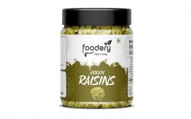 Foodery Green Rainis   Plastic Jar  250 grams